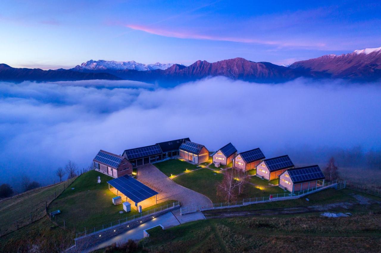 Nebesa Chalets Kobarid Exteriér fotografie